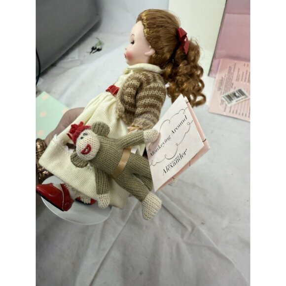 W/ BOX & TAG! Madame Alexander MONKEYING AROUND Doll #38510 2004 Sock Monkey - Picture 11 of 14